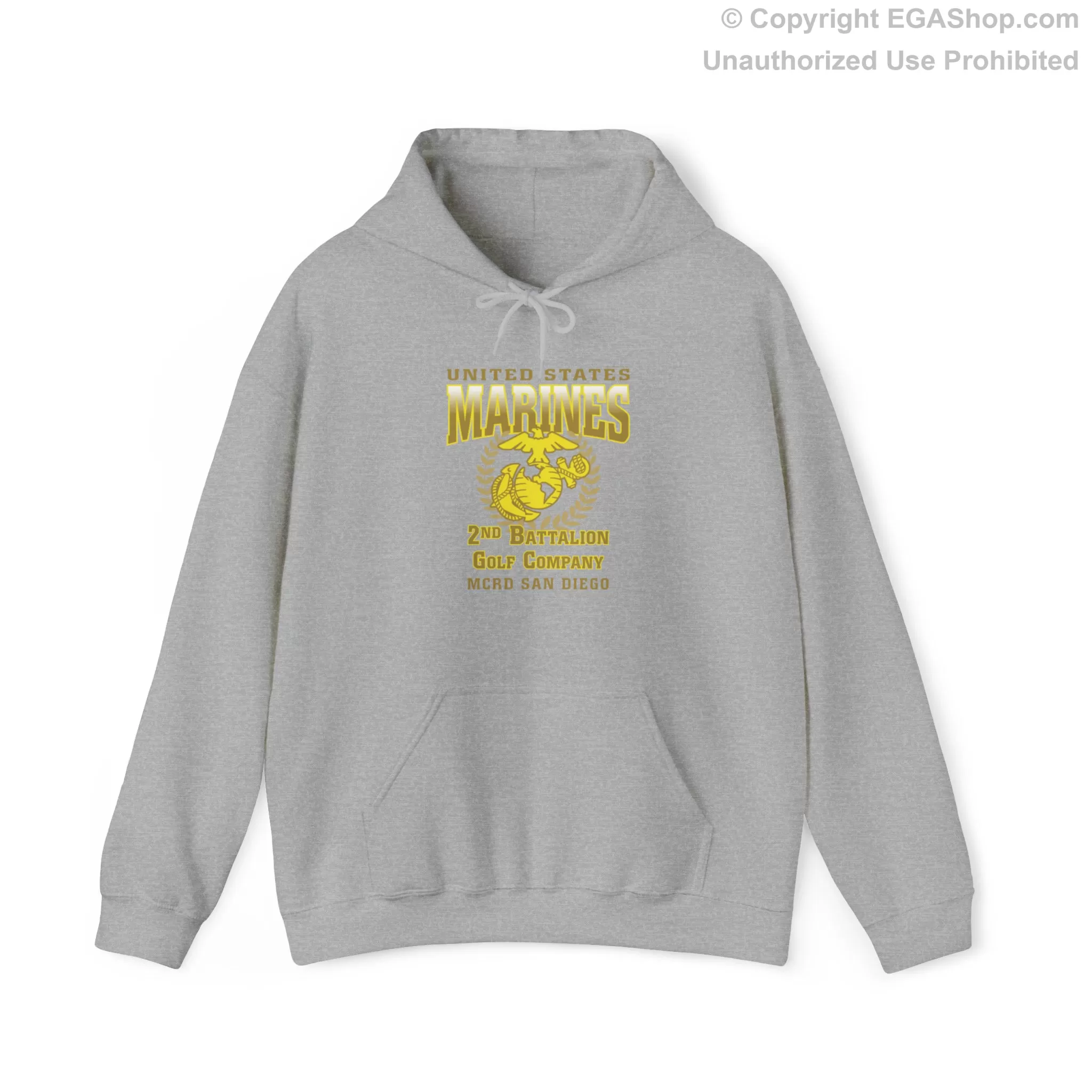 Hoodie: Golf Co. MCRD San Diego (EGA   Back Proud Family)