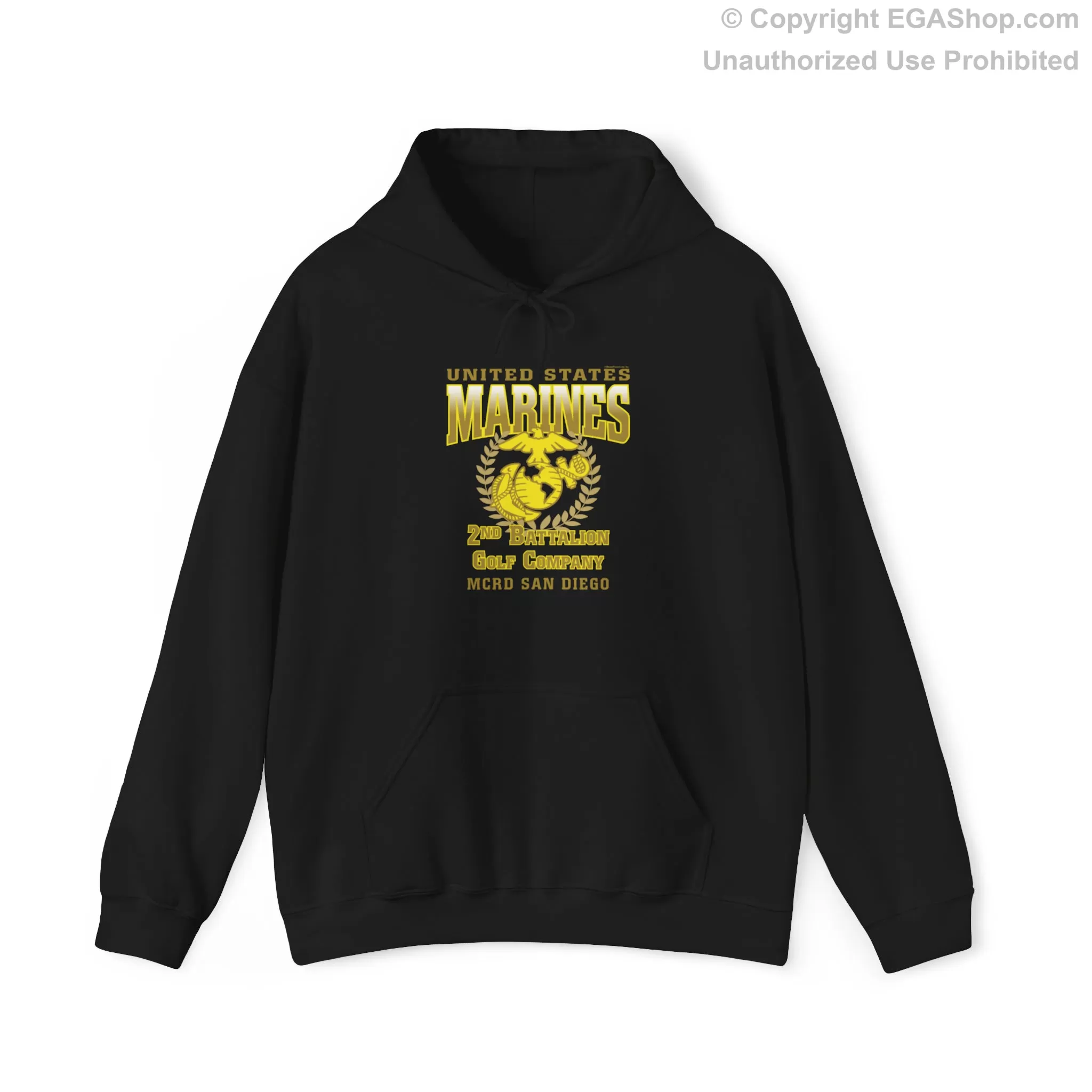 Hoodie: Golf Co. MCRD San Diego (EGA   Back Proud Family)