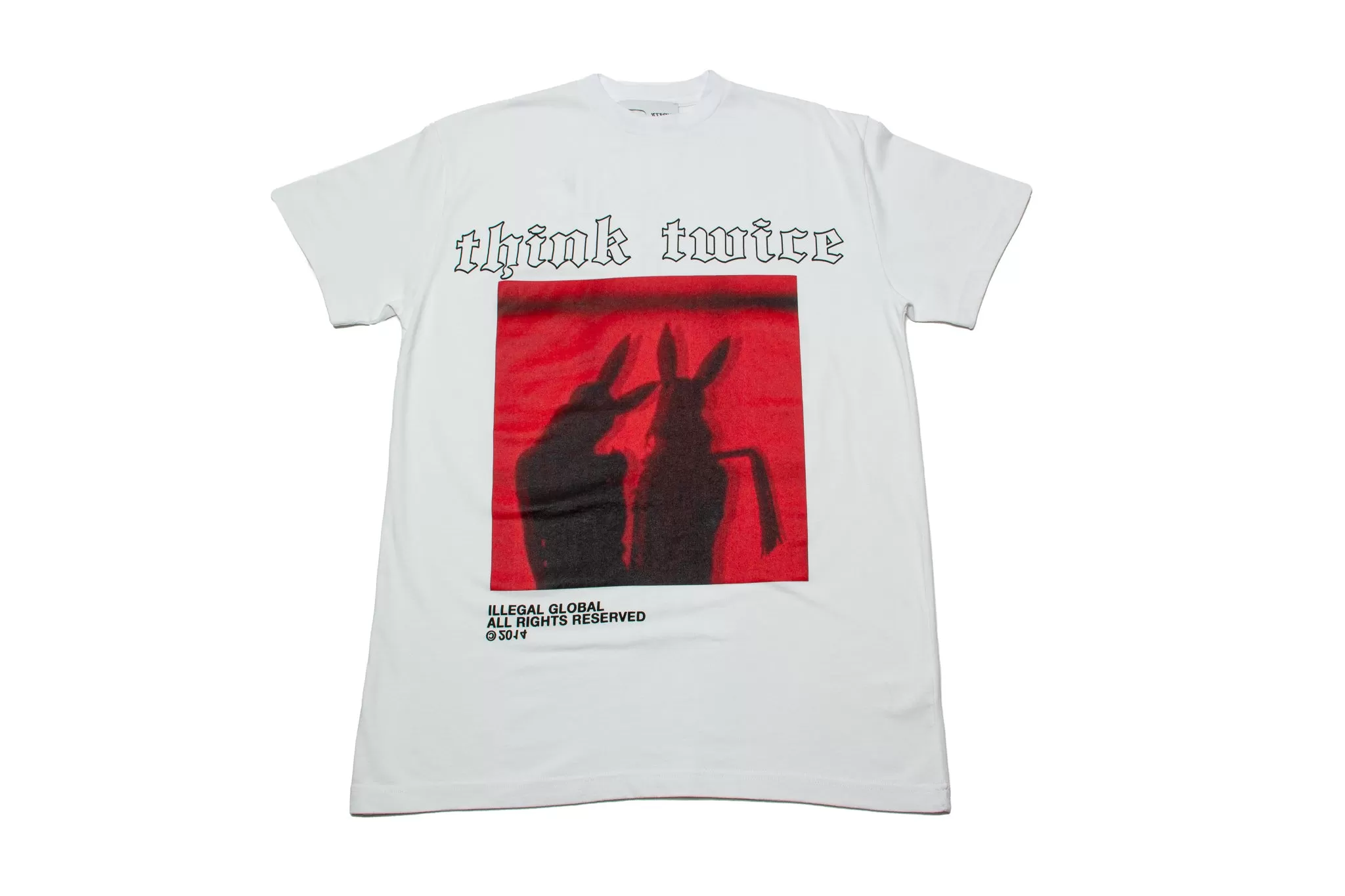 Illegal Think Twice Shirt "White"