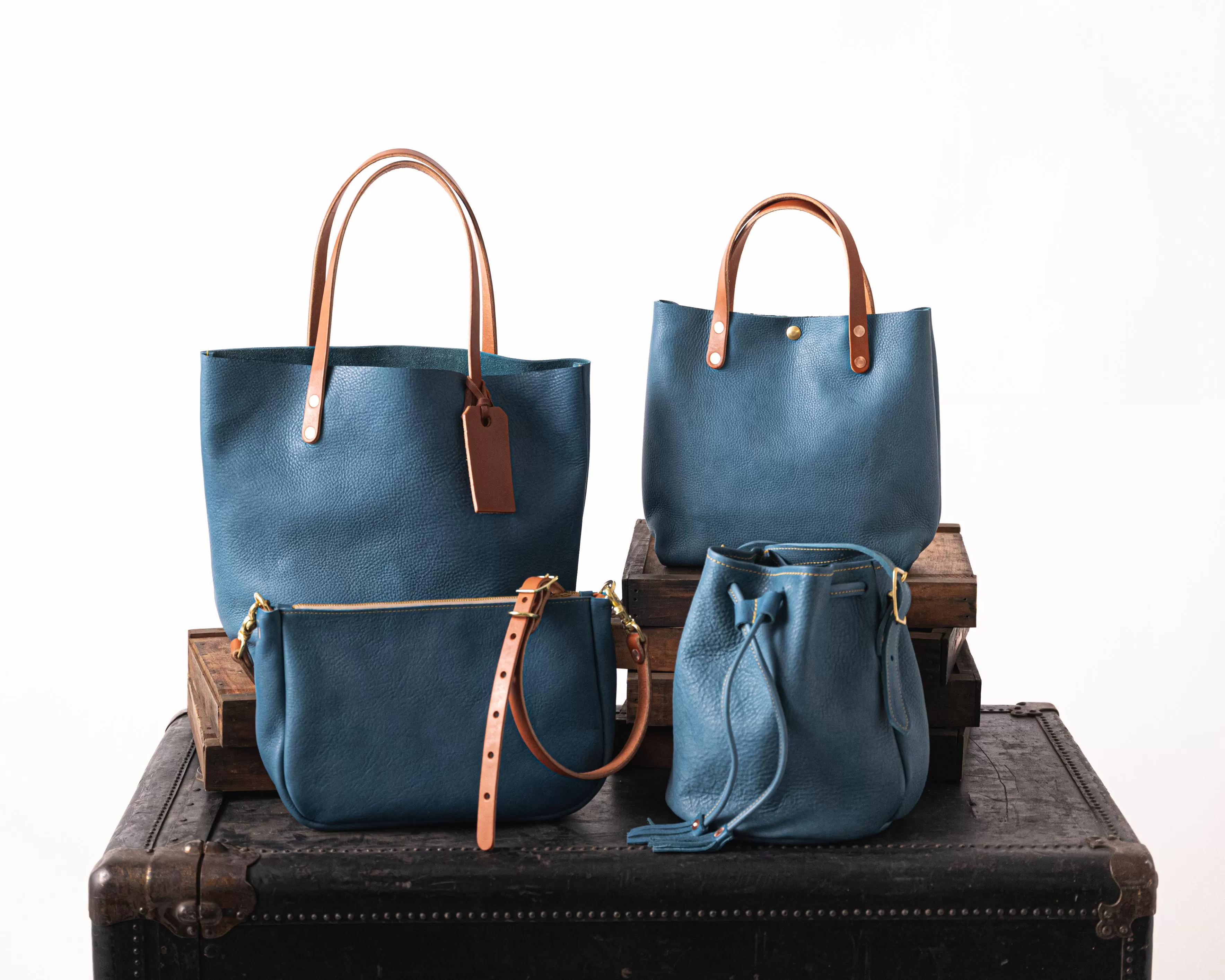 Italian Blue Tote