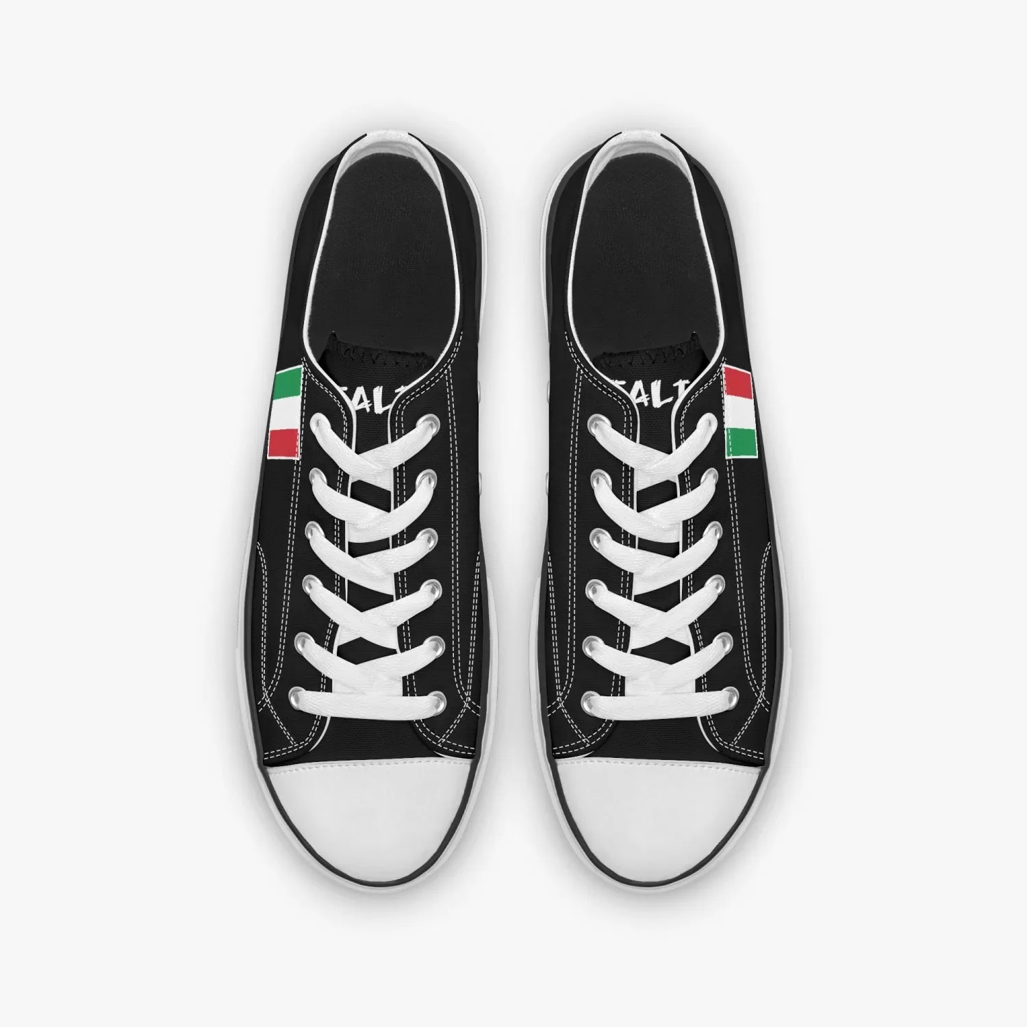 Italian Flag Low Top Shoes Sneakers