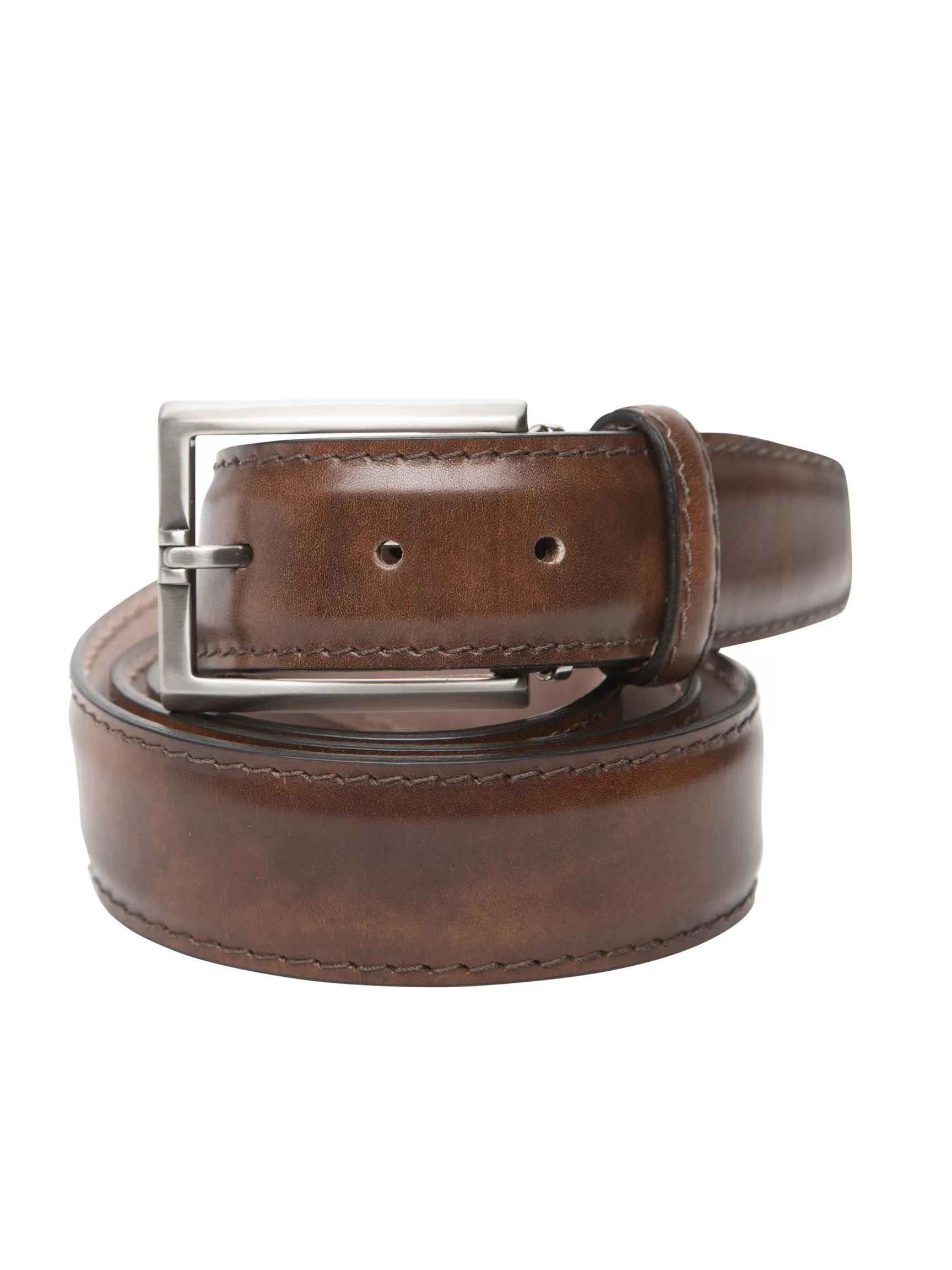 Italian Marbled Calf Belt | Pecan