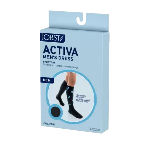 JOBST ACTIVA Men's Dress 8-15 mmHg Compression Socks Knee High