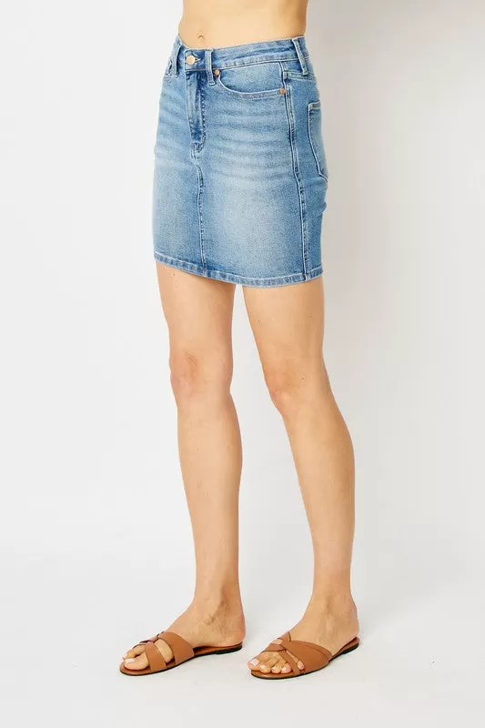 Judy Blue Basic Denim Skirt