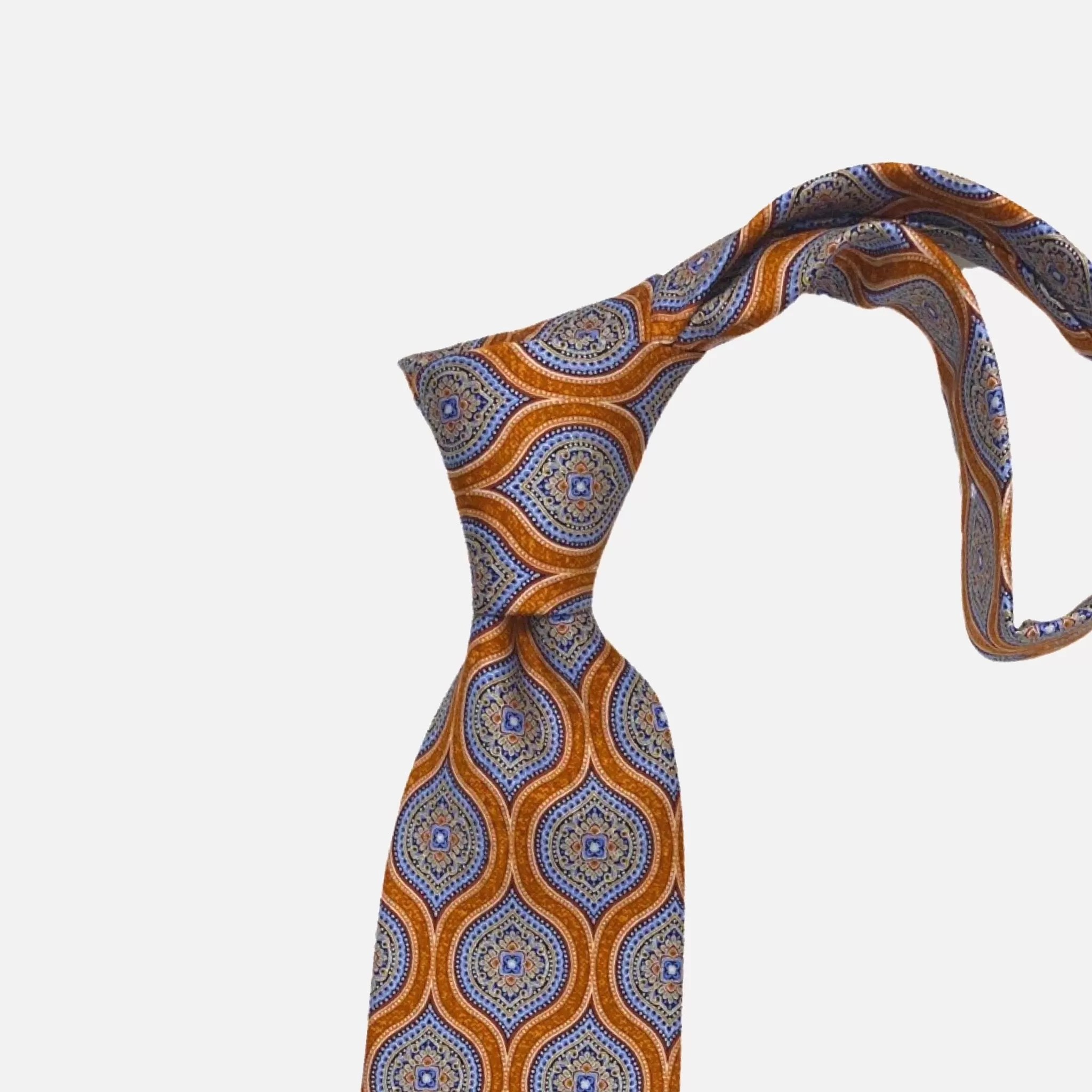 JZ Richards Rust Premium Silk Tie  - 100% Silk, Handcrafted in the USA