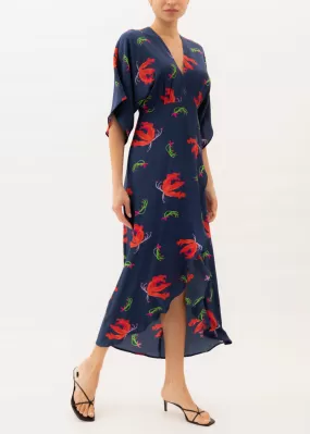 Katherine Floating Flowers Maxi Dress