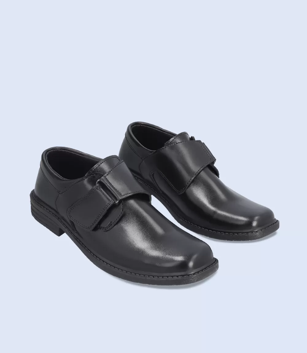 KB0050-BLACK-Boys Casual School Shoes