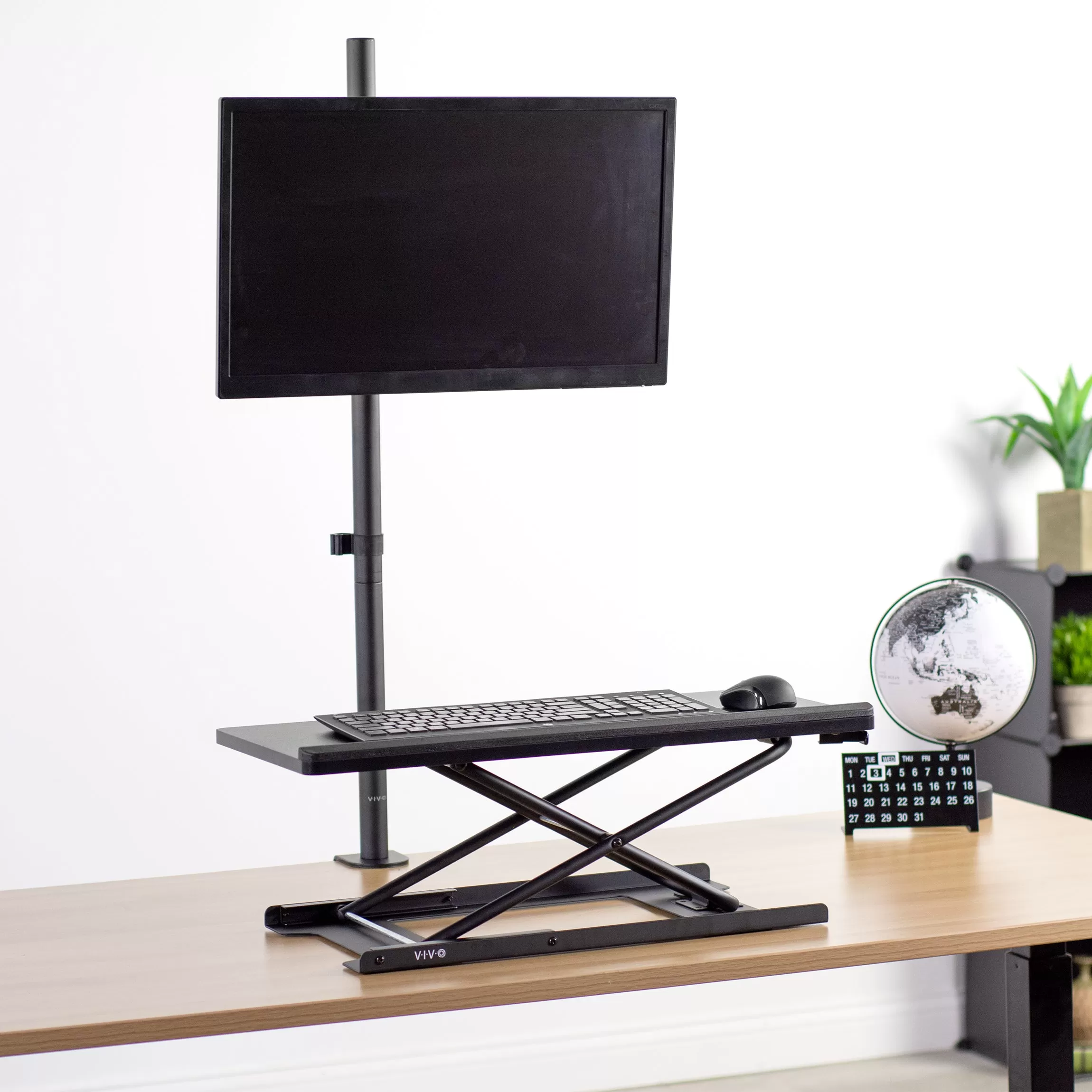 Keyboard and Mouse Riser Sit Stand Workstations