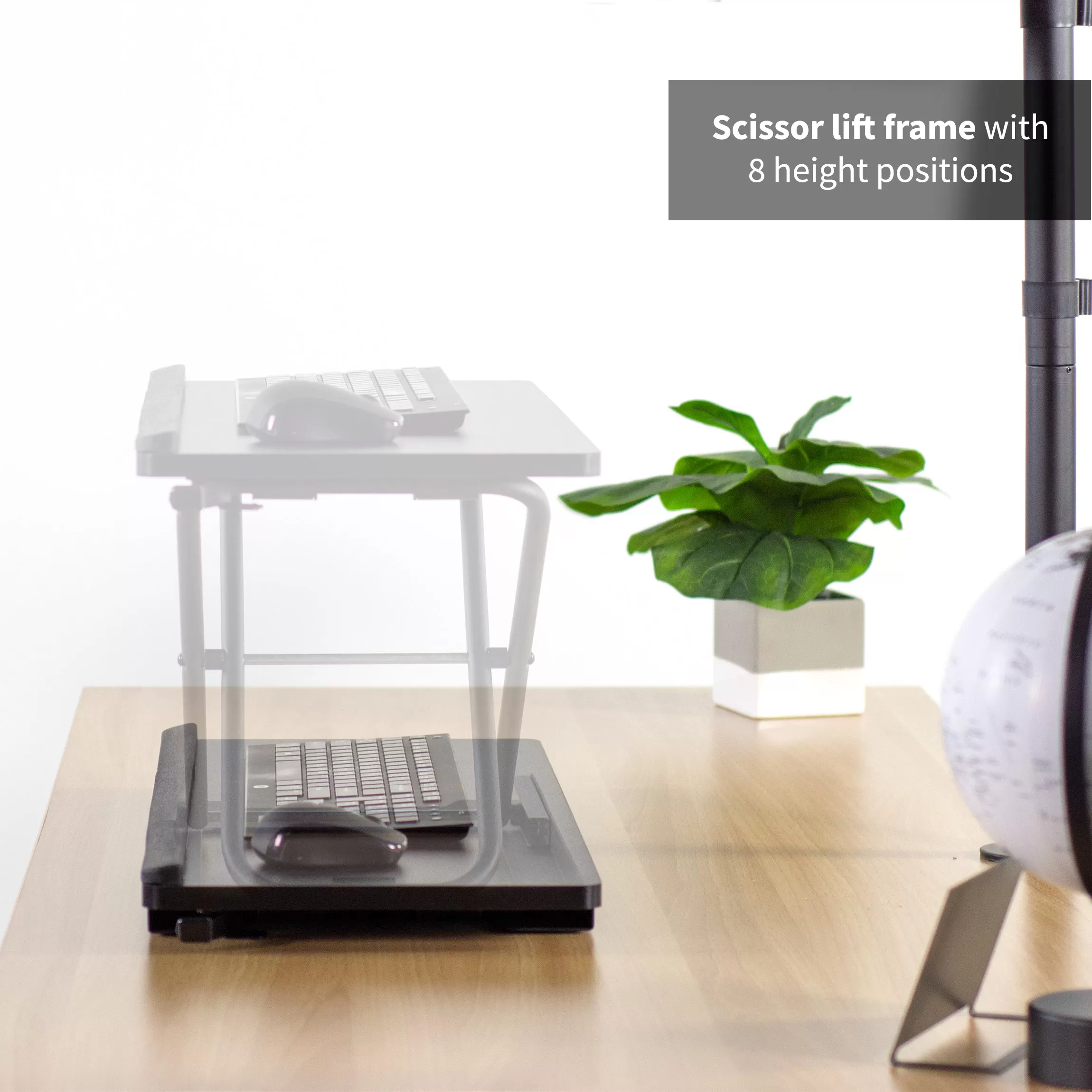 Keyboard and Mouse Riser Sit Stand Workstations