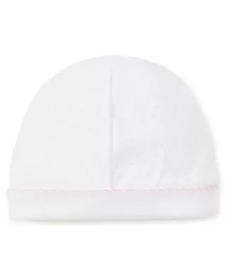 Kissy Kissy - Hat - White w/ Pink Dots