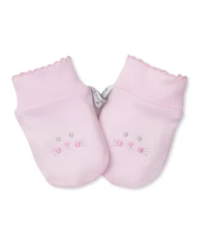 Kissy Kissy - Mittens - Pink Bunny