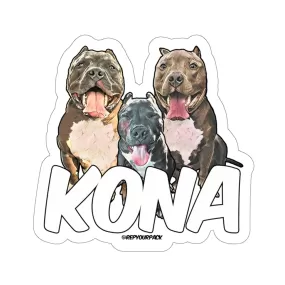 Kona 4 Stickers