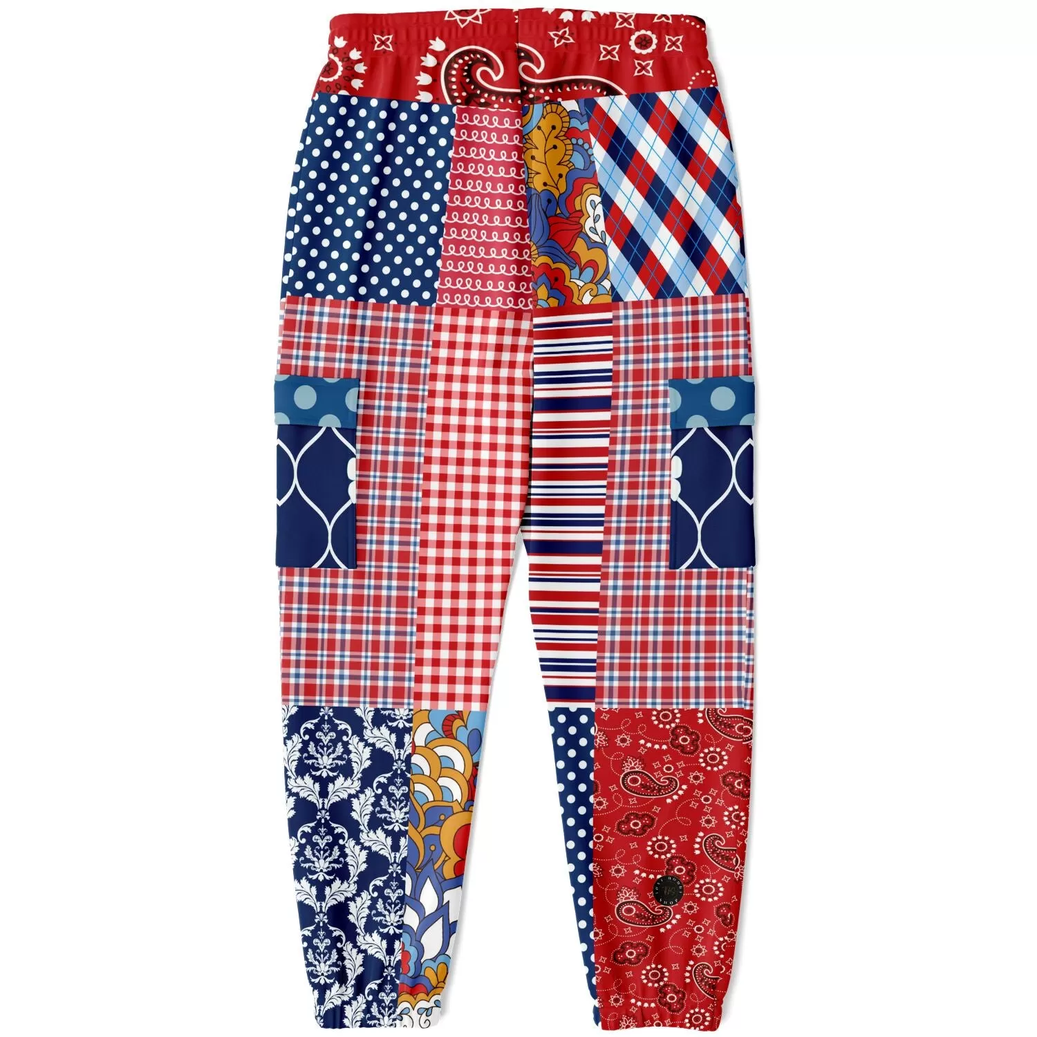 Liberty Bell Floral Stripe Polka Dot Unisex Cargo Sweats