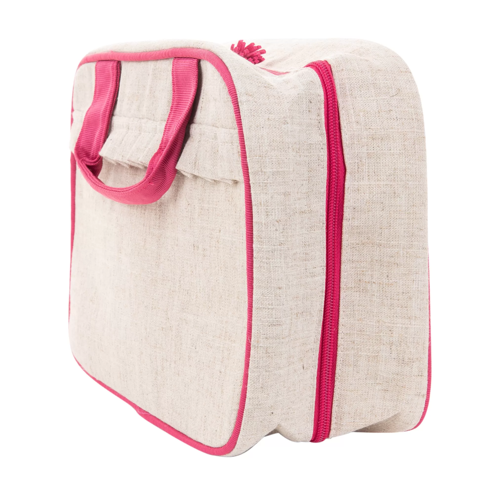 Linen Carolina Travel Cosmetic Bag