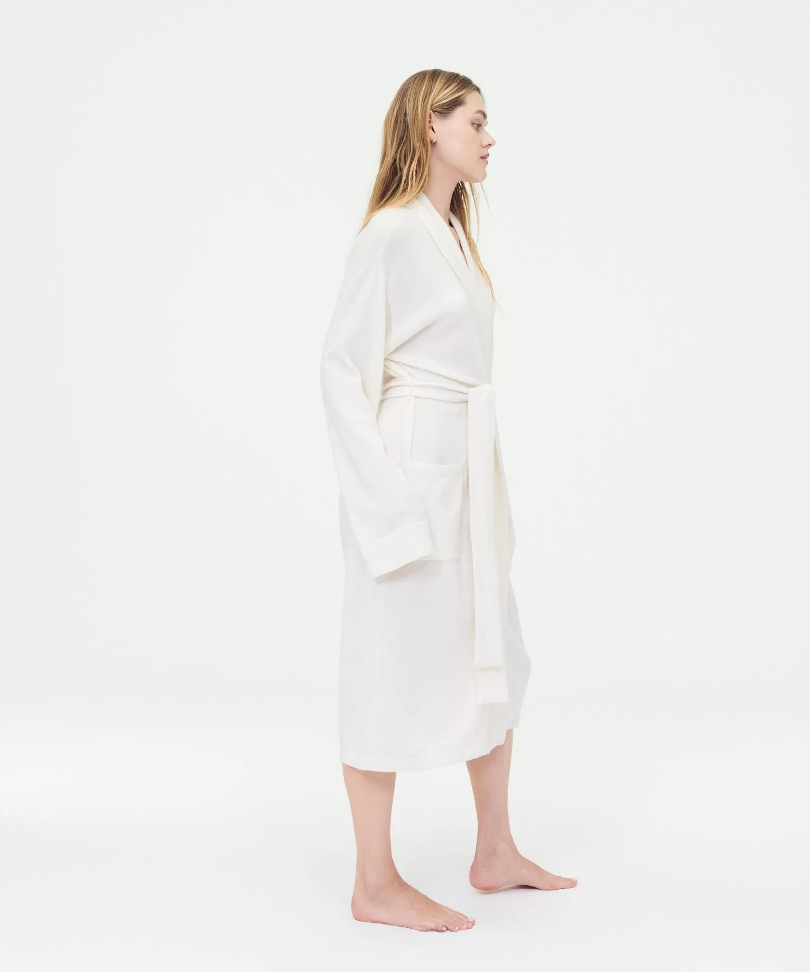 Long Signature Cashmere Robe