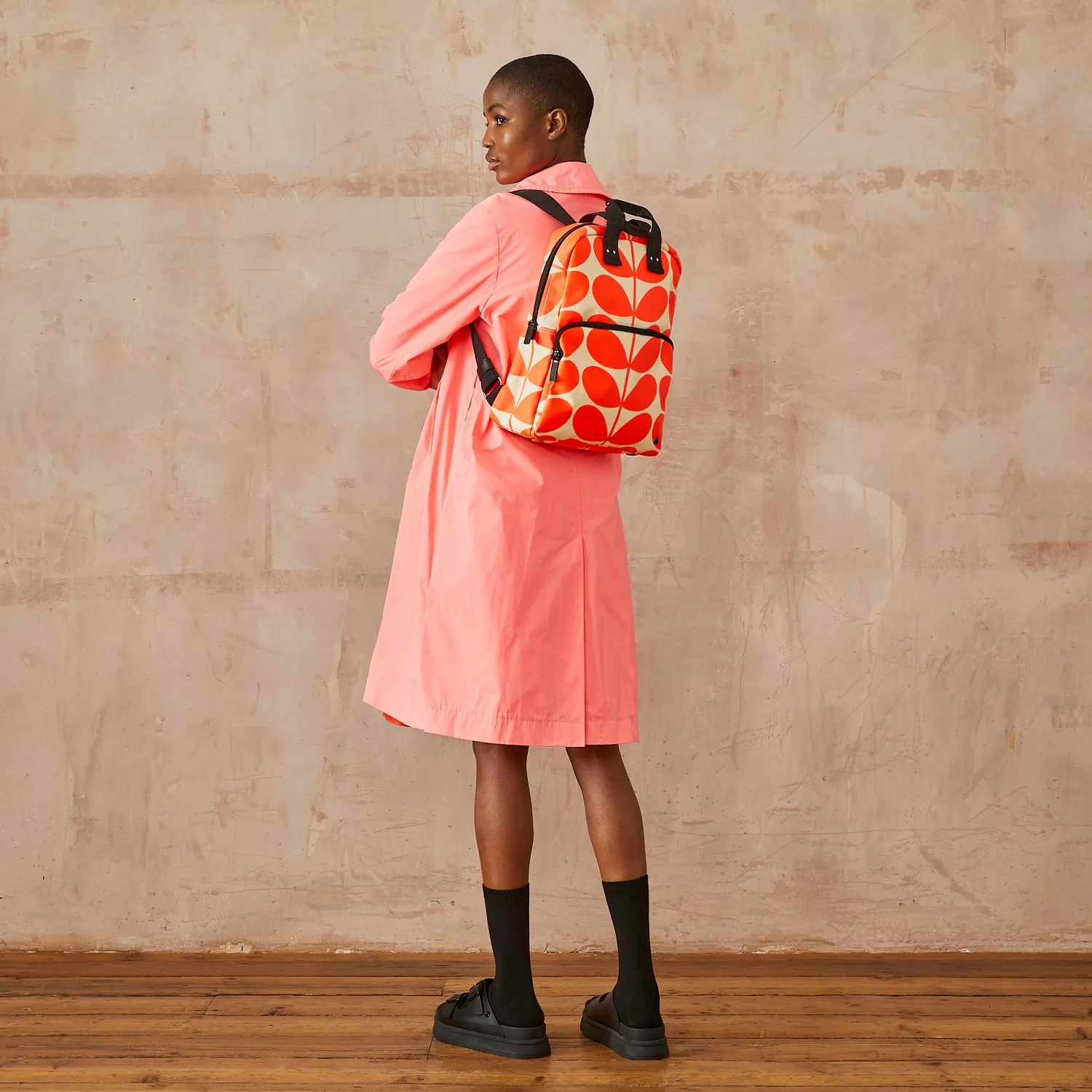 Lotta Backpack - Solid Stem Neon Orange