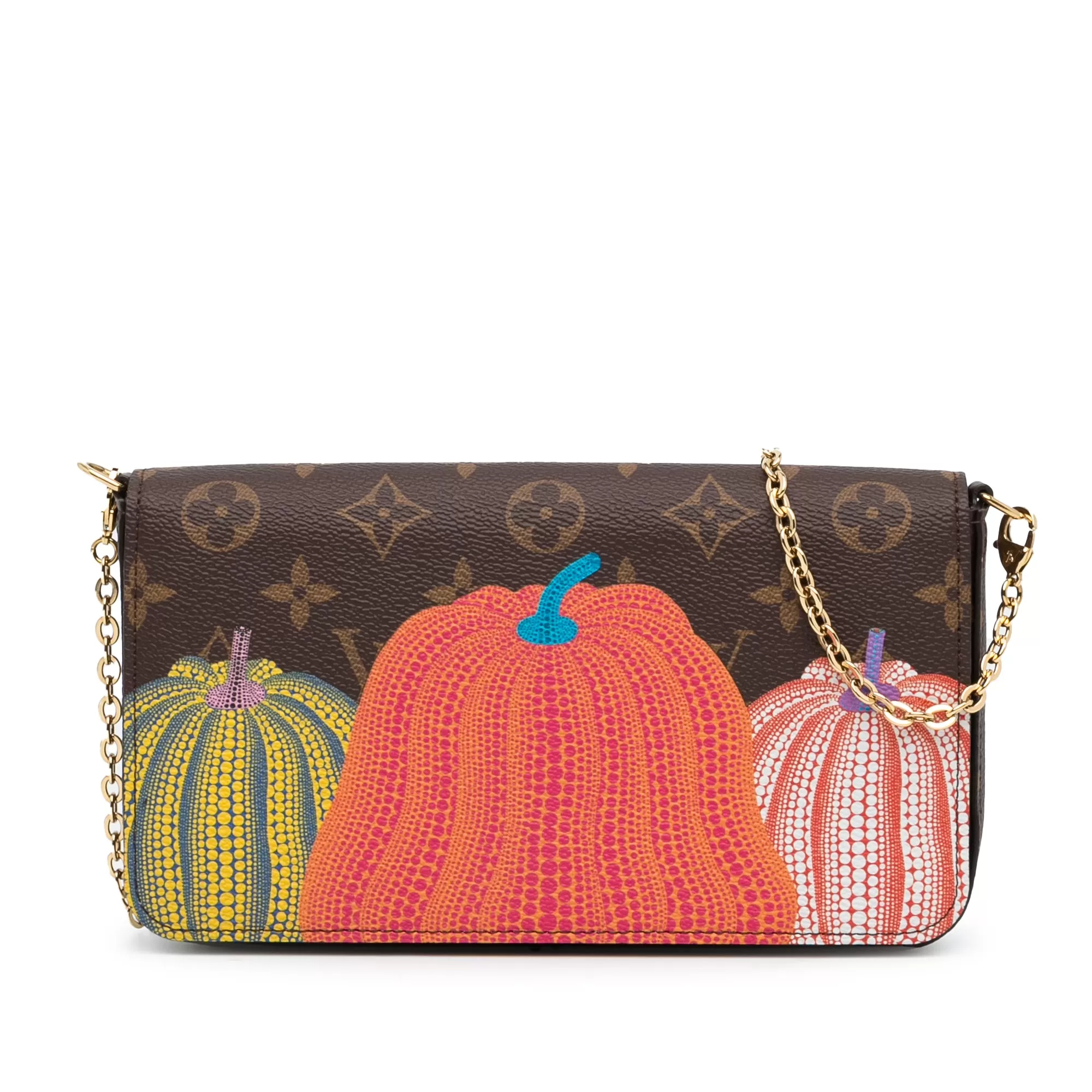 Louis Vuitton x Yayoi Kusama Pochette Felicie Monogram Pumpkins