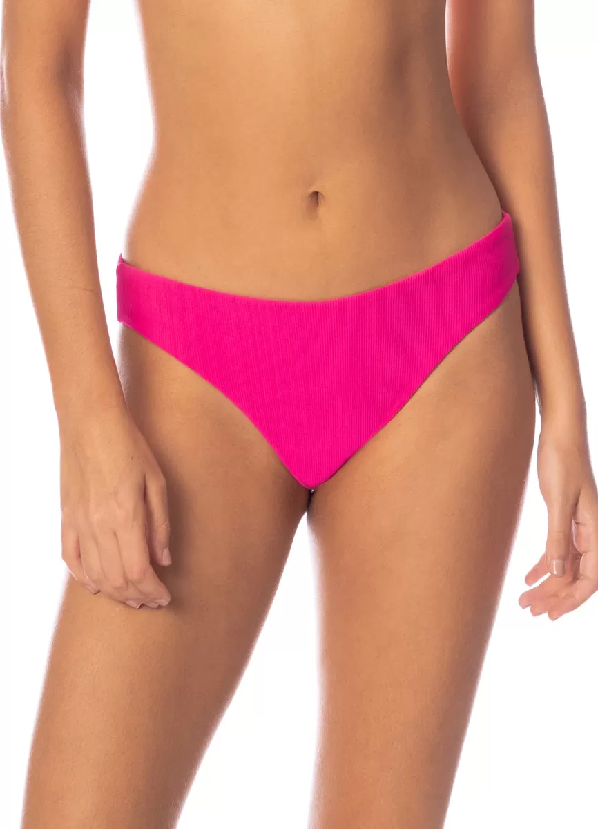 Maaji Hot Magenta Sublimity Regular Rise Classic Bikini Bottom