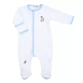 Magnolia Baby - Embroidered Footie - Baby Buck