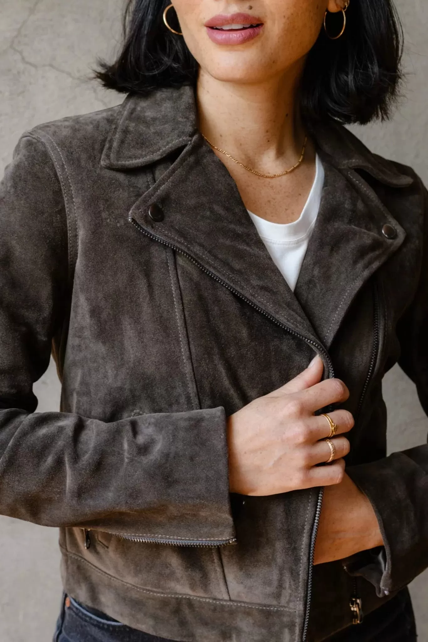 Maha Suede Leather Jacket