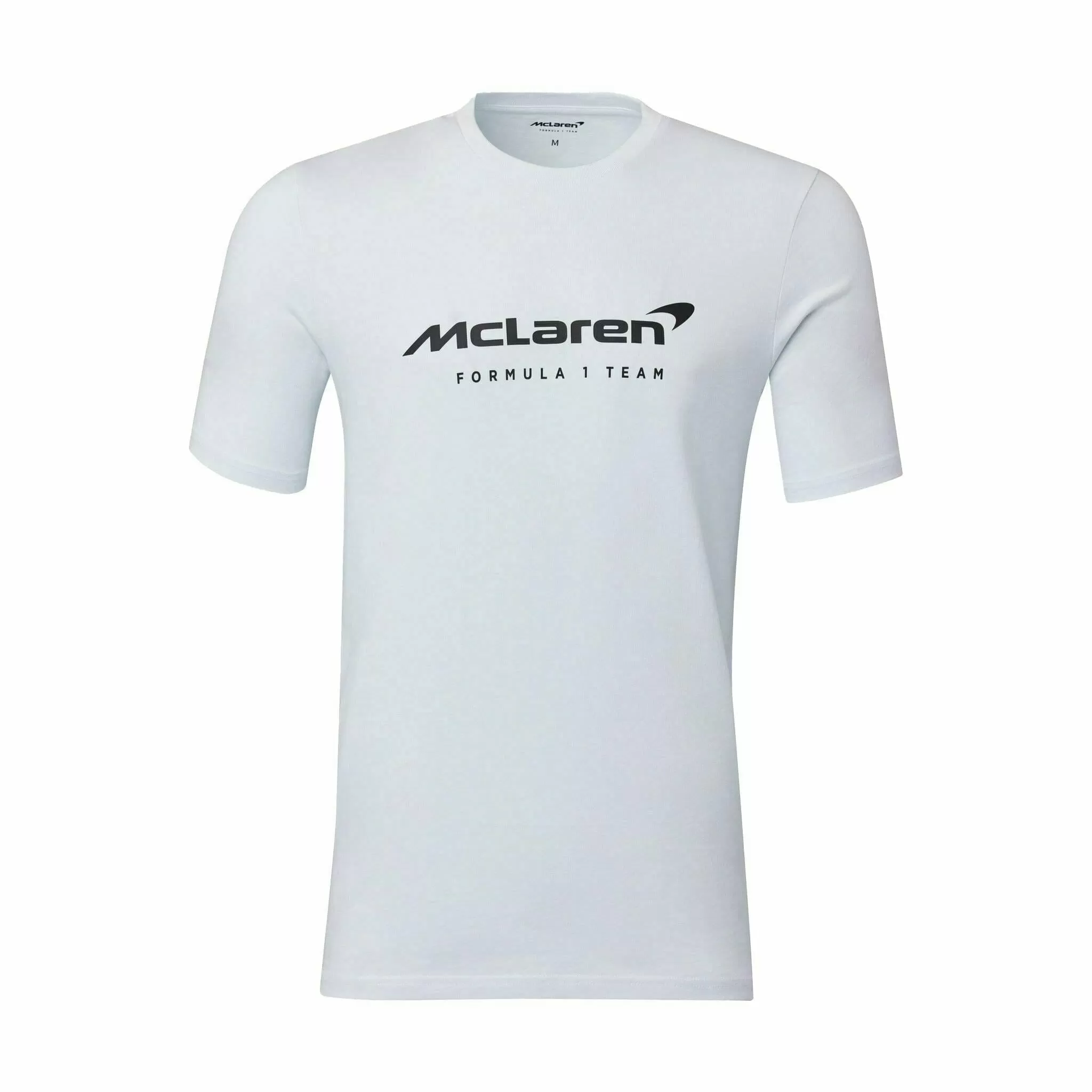 McLaren F1 Men's Miami Neon Logo T-Shirt-Black/White/Vice Blue/Beetroot Purple