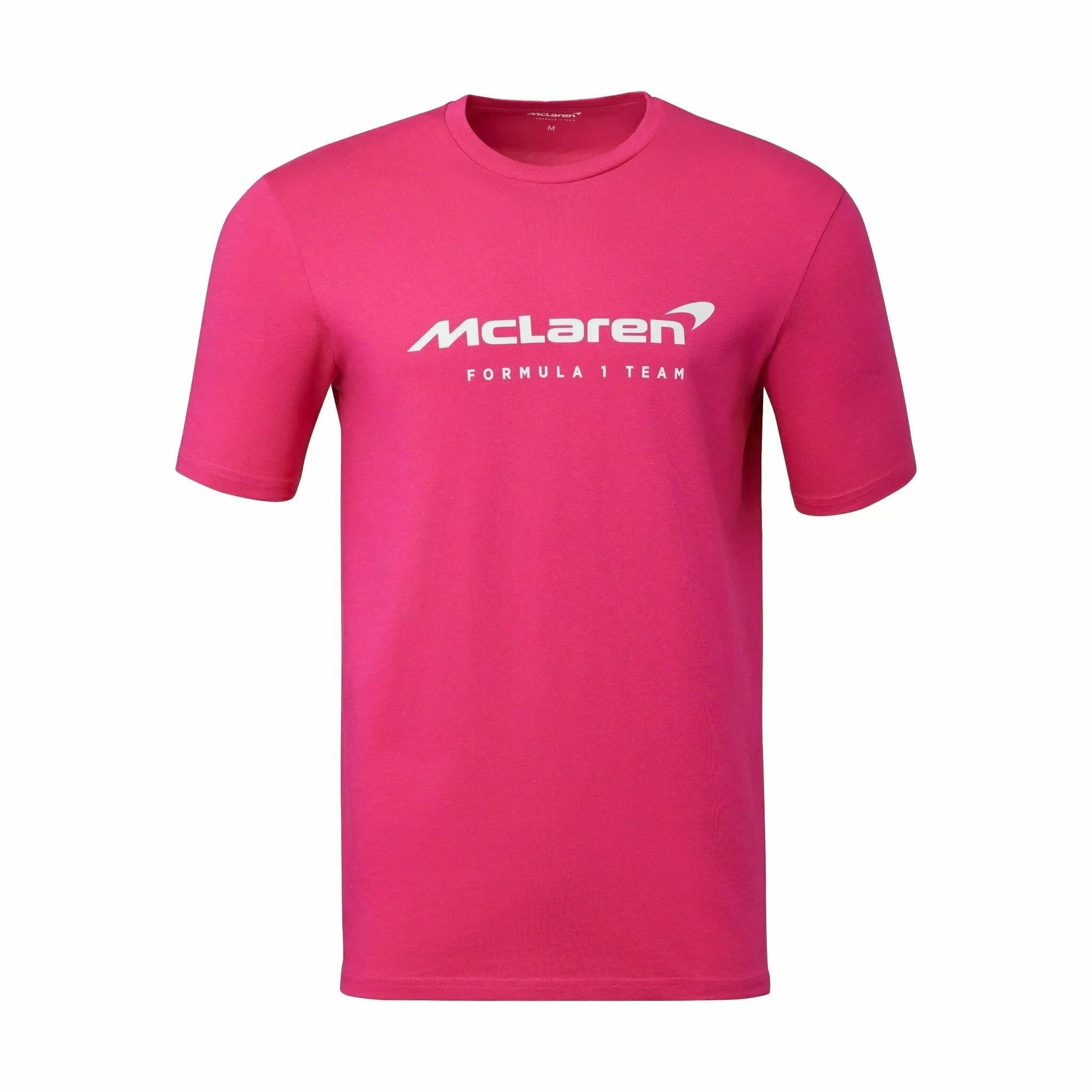 McLaren F1 Men's Miami Neon Logo T-Shirt-Black/White/Vice Blue/Beetroot Purple