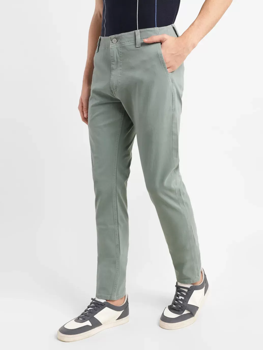 Men's 512 Green Slim Tapered Fit Chinos