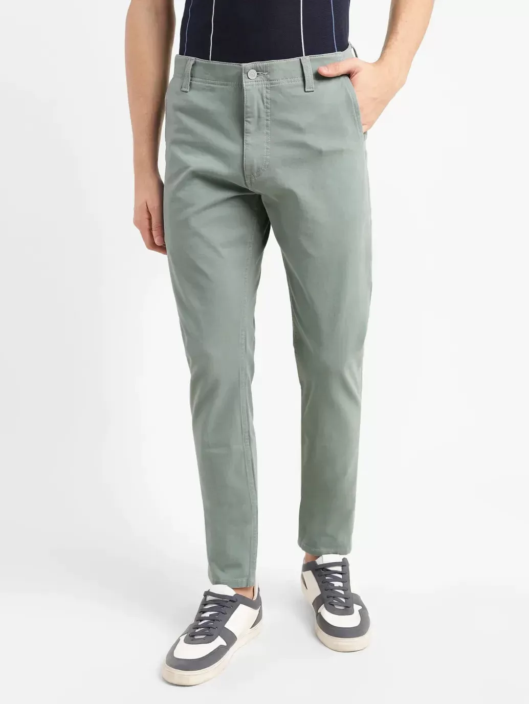 Men's 512 Green Slim Tapered Fit Chinos