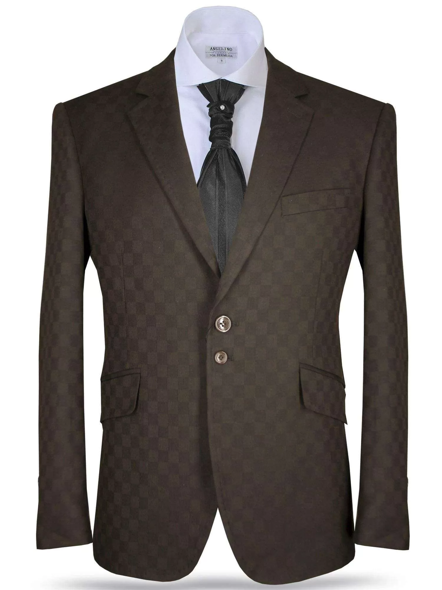 Men's blazer B. Check Brown