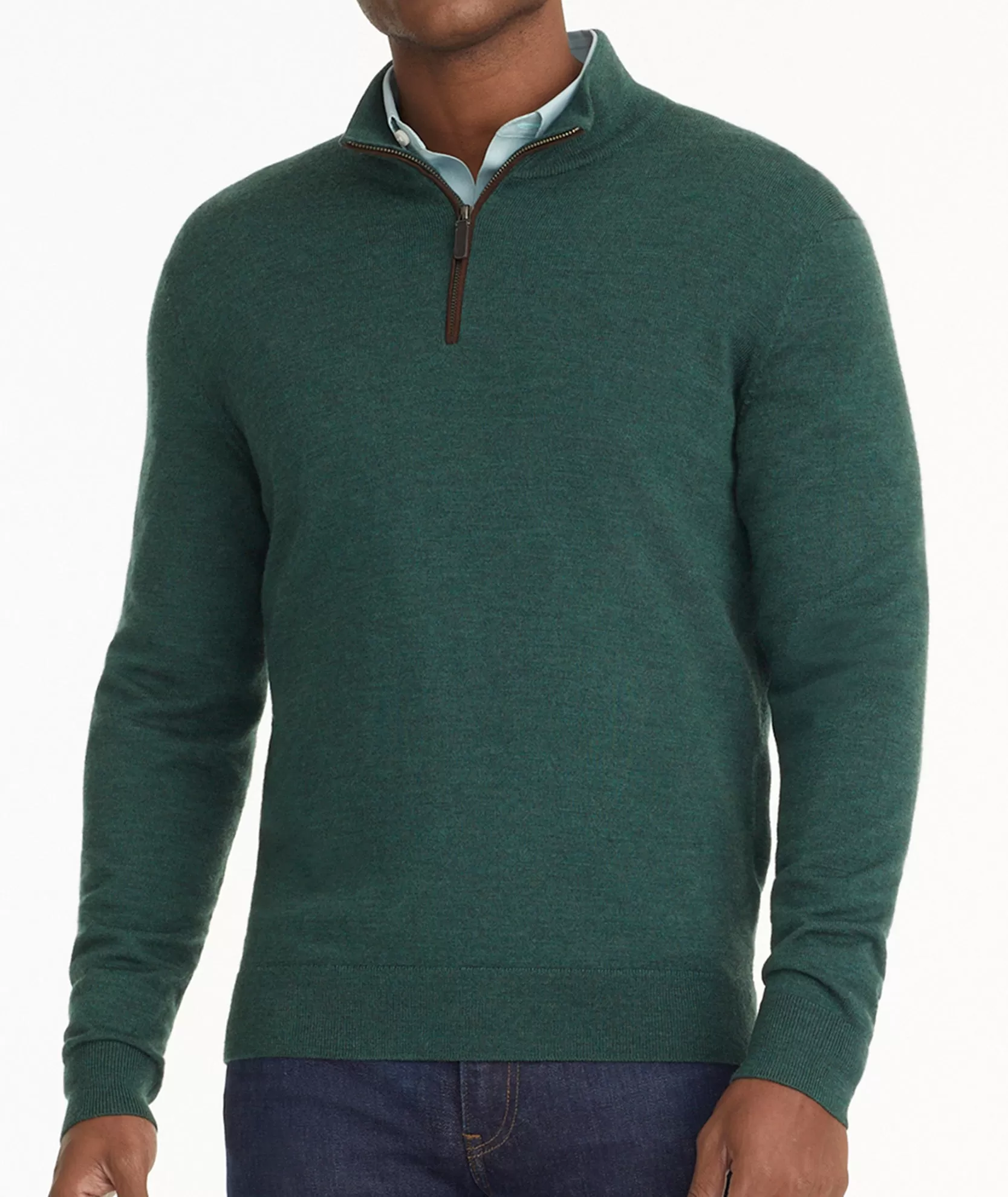 Merino Wool Quarter-Zip Sweater - FINAL SALE