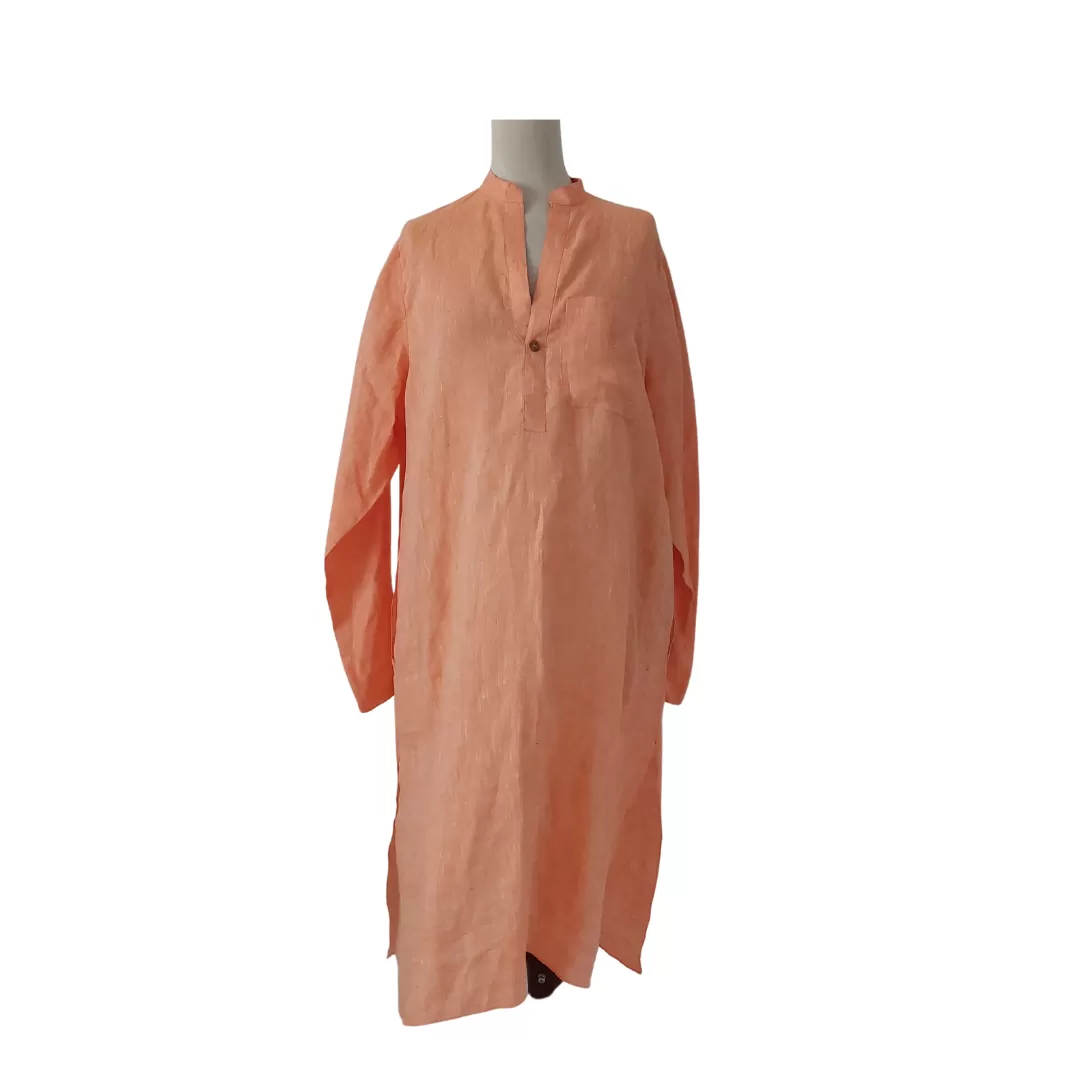 Miraka by Misha Lakhani Light Orange Kurta | Gently Used |