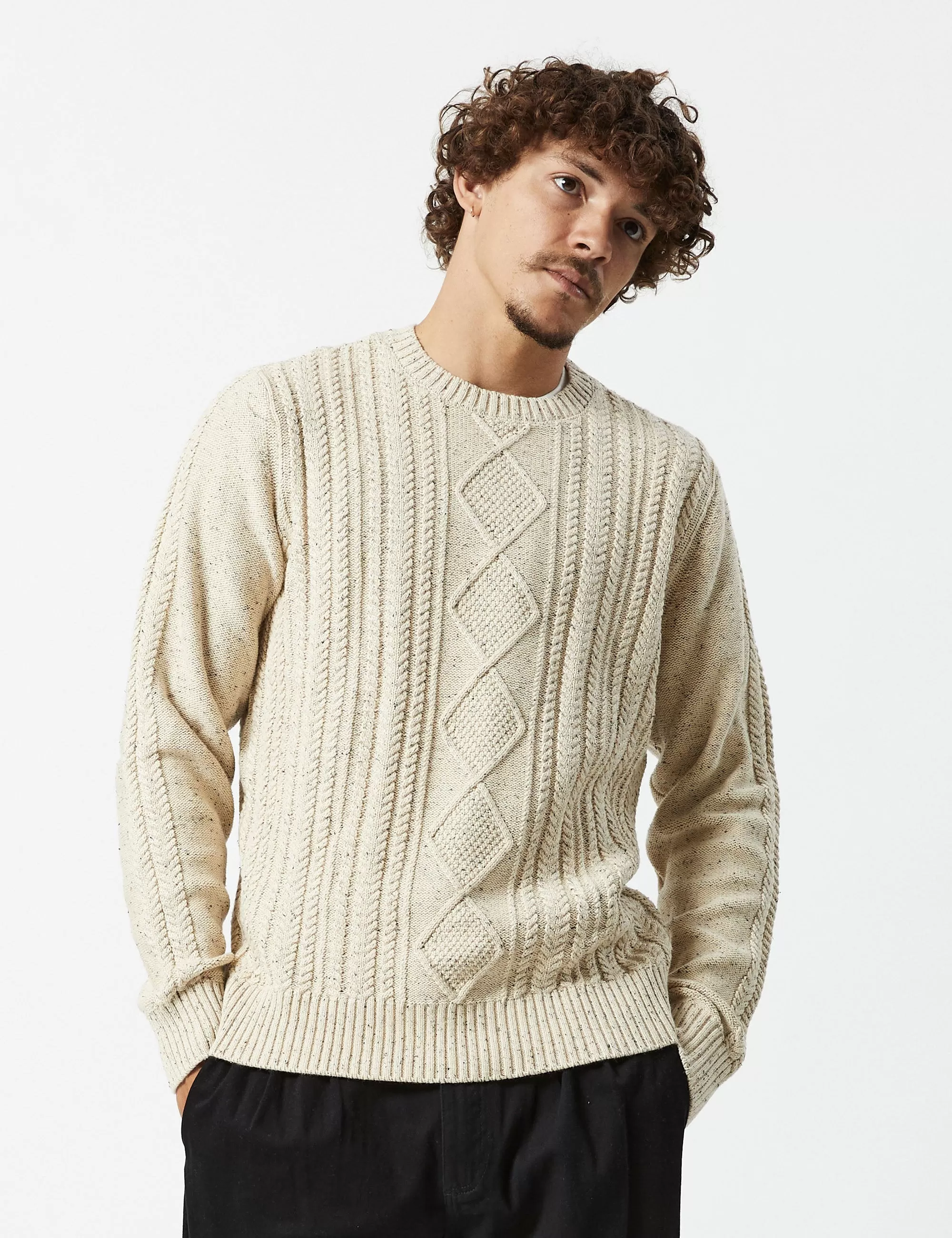 Oslo Cable Knit - Oatmeal