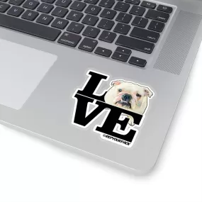 Peaches Love Kiss-Cut Stickers