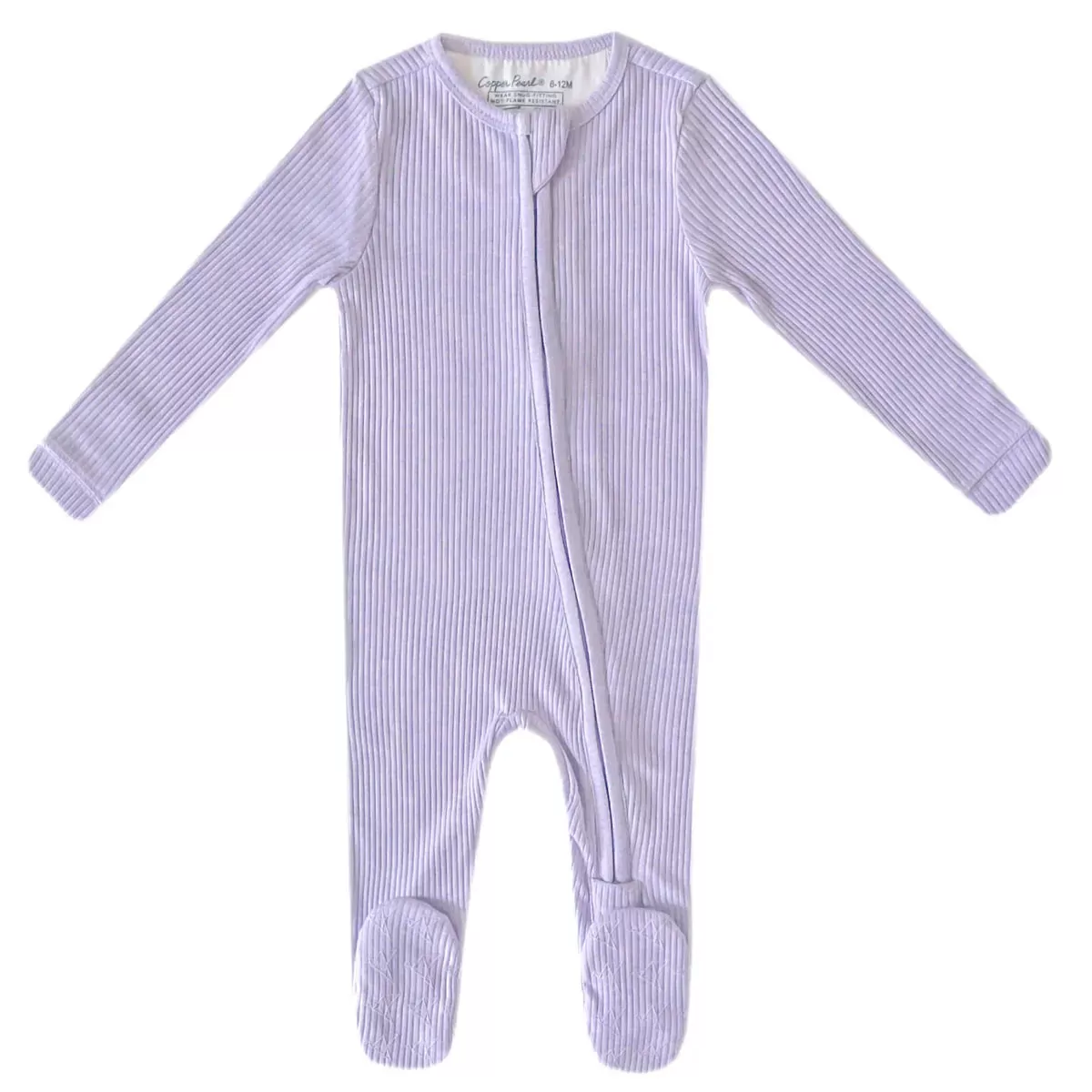 Periwinkle Zip-up Footie 18-24mo