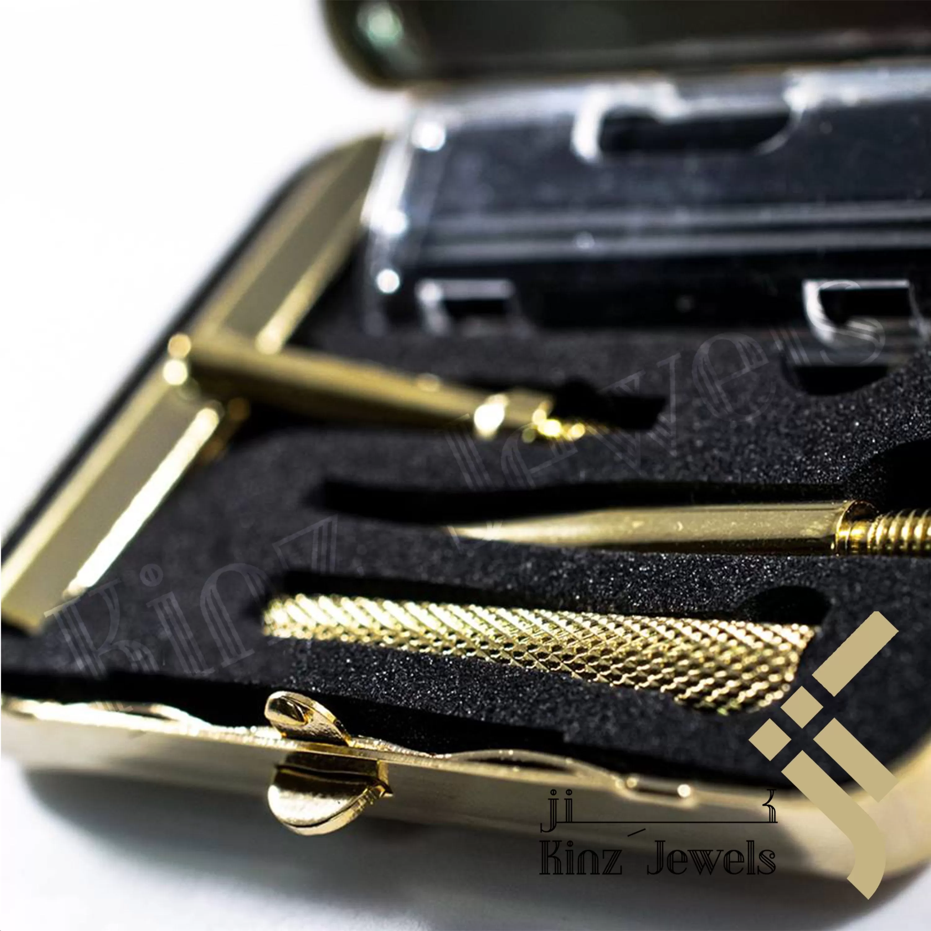 Personalized Shaving Set Solid Brass With Mirror and Razor