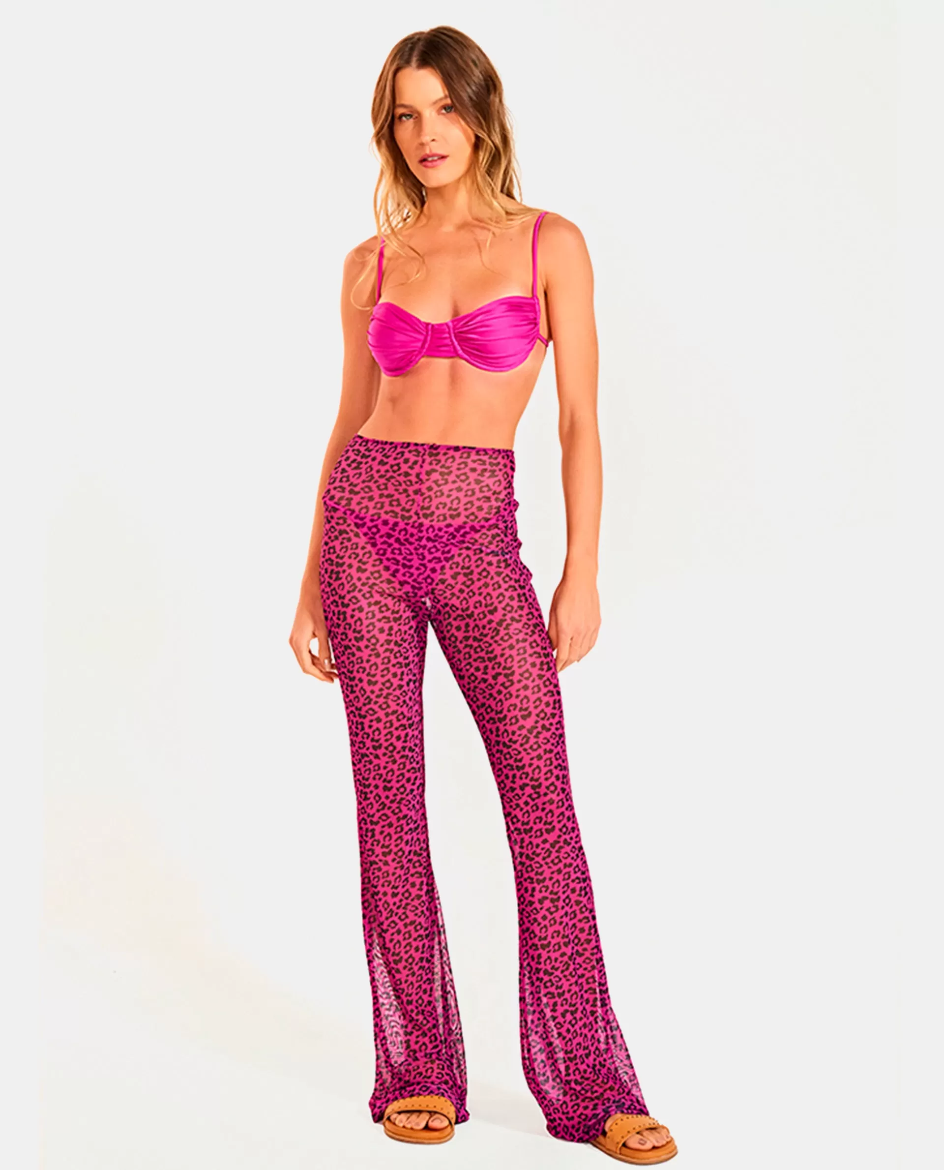 Pink Leopard Pants