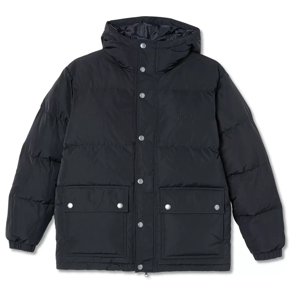 Polar Skate Co. Hood Puffer Black