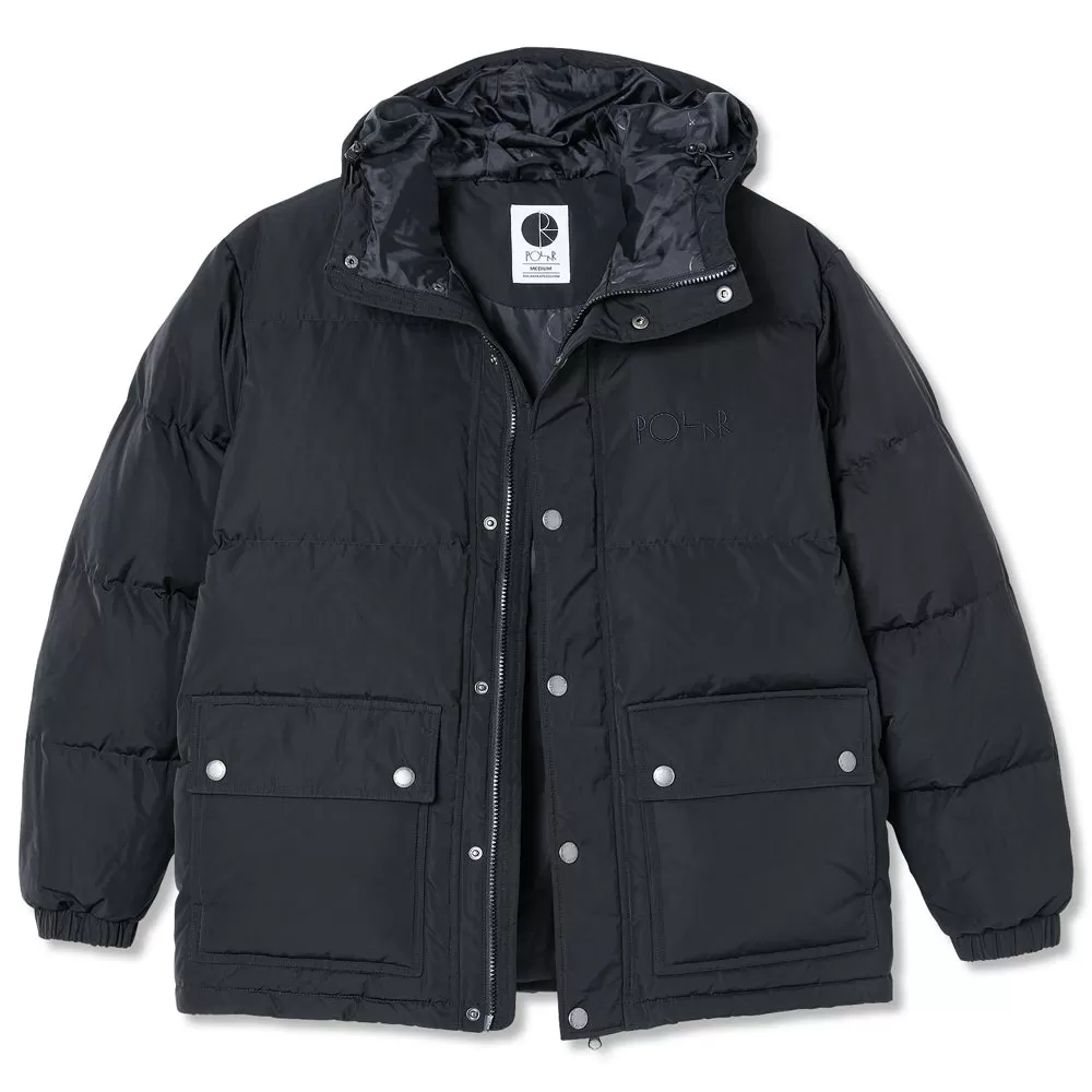 Polar Skate Co. Hood Puffer Black