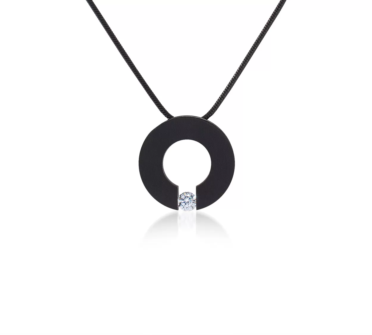 PT100W B.Tiff Malfinia Stainless Steel Pendant Necklace