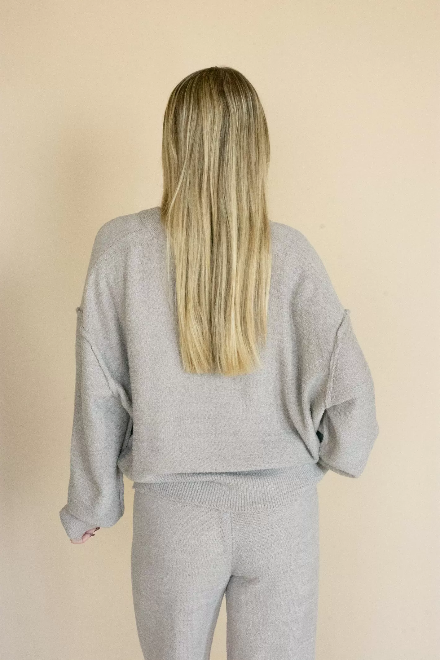 Quick Decisions Heather Gray Soft Lounge Top