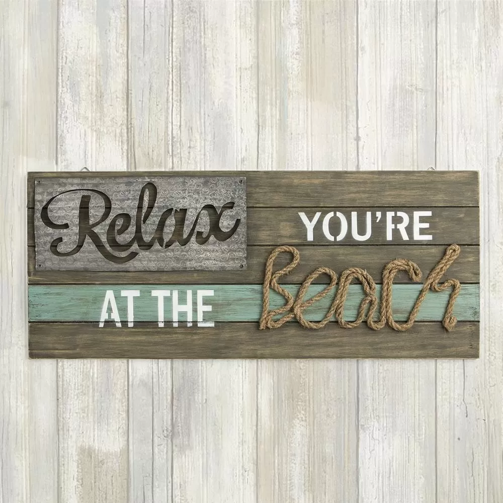 'Relax you're at the Beach' wall sign From Gifts By Fashioncraft