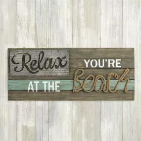 'Relax you're at the Beach' wall sign From Gifts By Fashioncraft