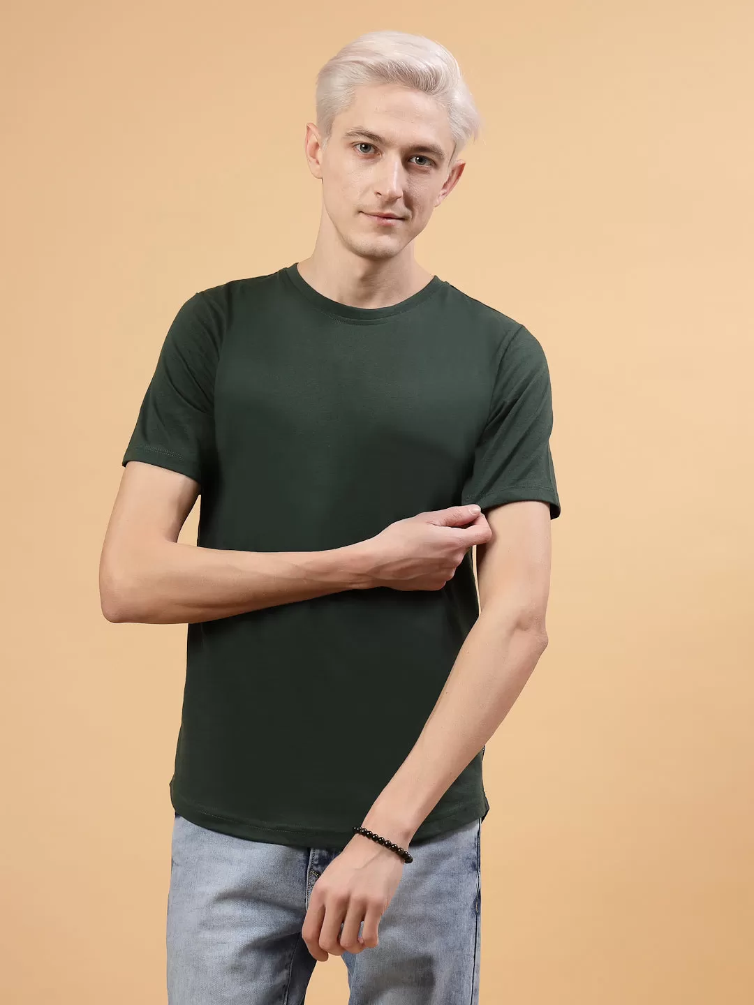 Relaxed-fit Men's Solid Jersey Tees