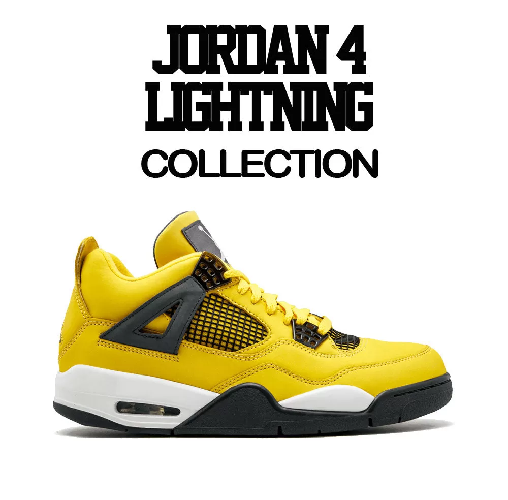 Retro 4 Lightning Shirt - Everyday - Yellow