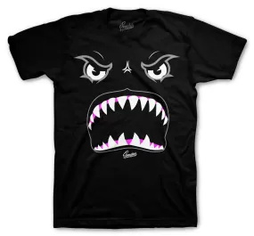 Retro 8 Pinksicle Shirt - Bite Me - Black