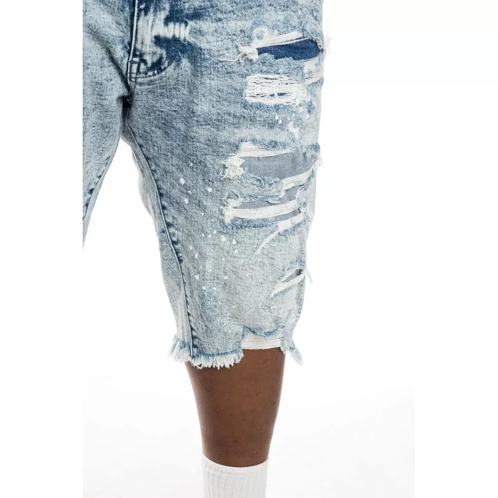 Ripoff Semi Basic Jean Shorts - Mizu Blue