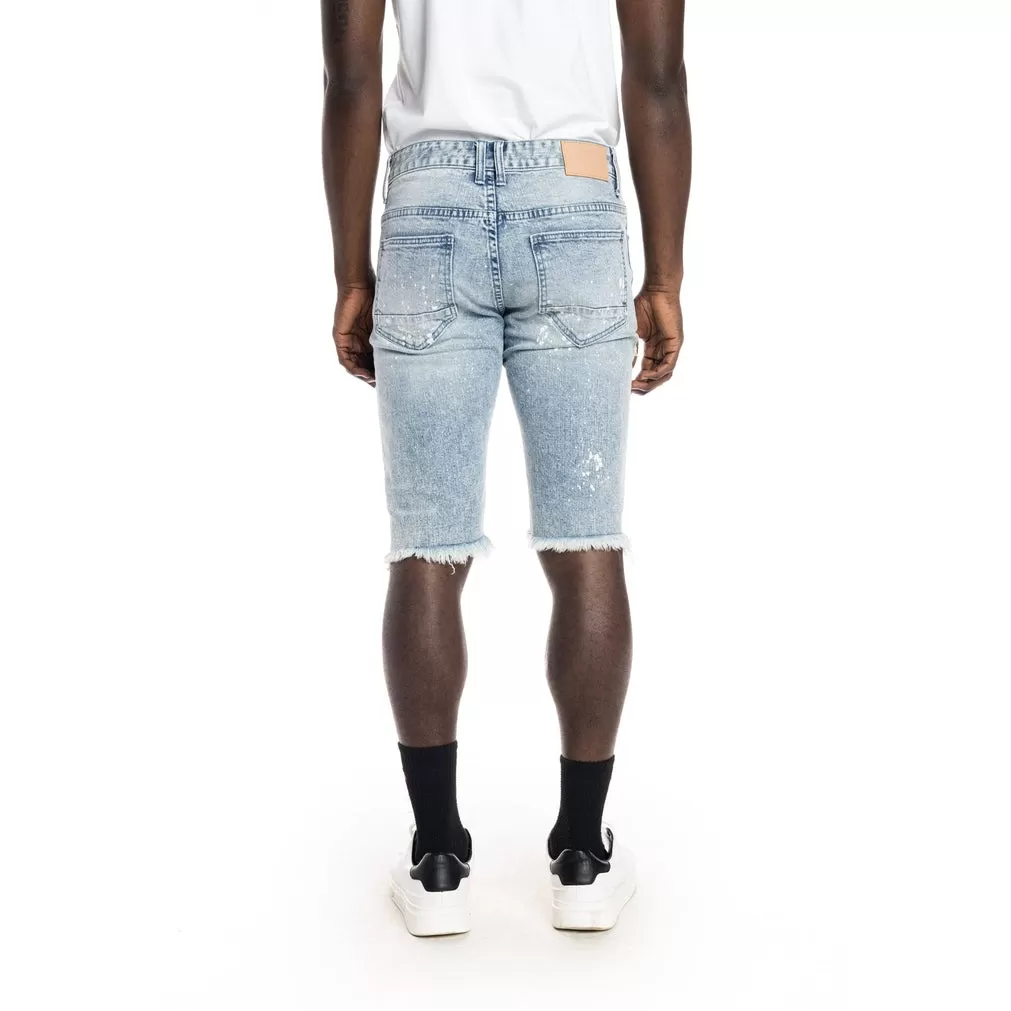 Ripoff Semi Basic Jean Shorts - Mizu Blue