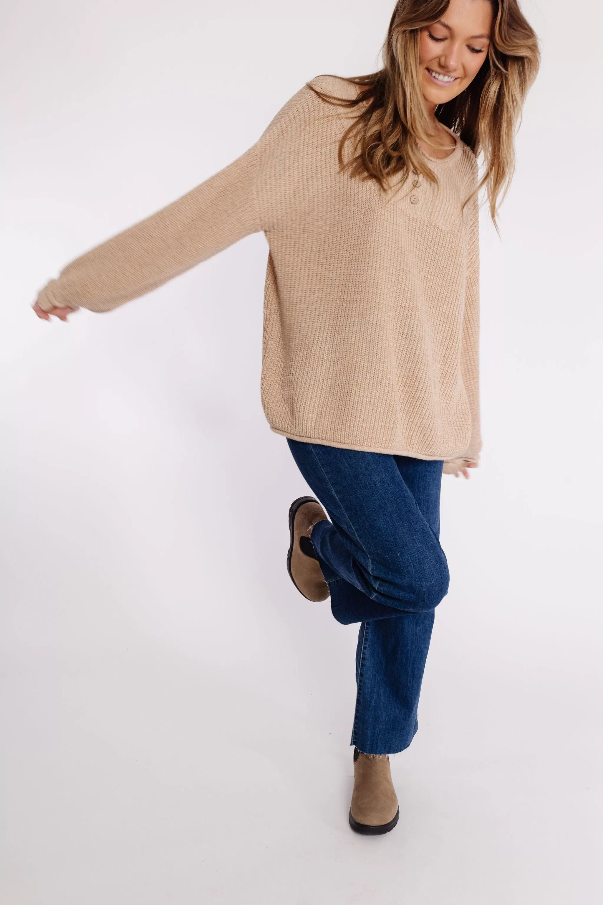 Roarke Sweater Taupe