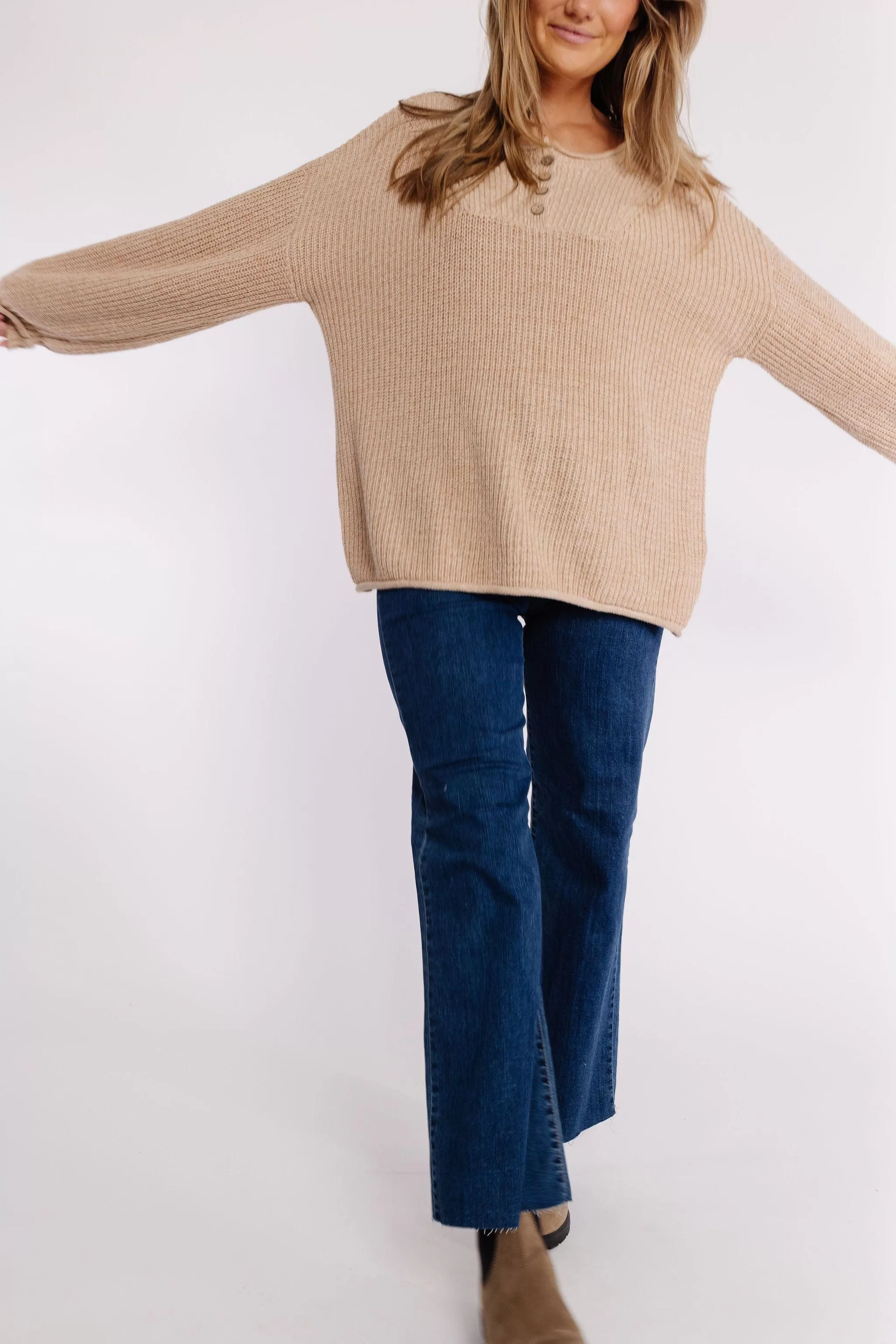 Roarke Sweater Taupe