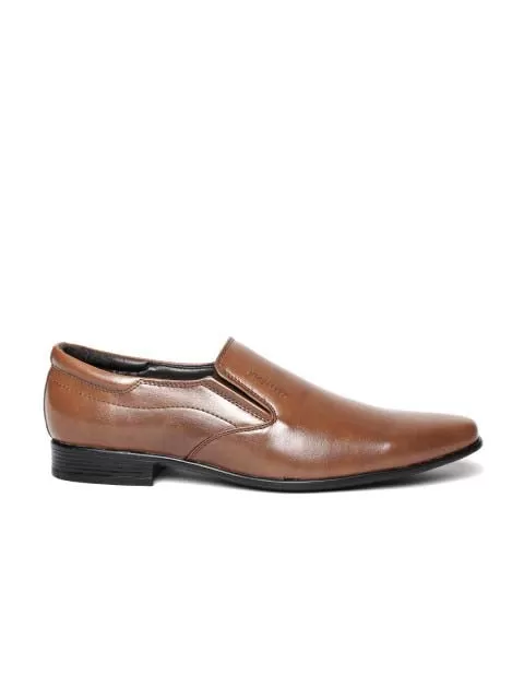 San Frissco Men Tan Formal Shoes